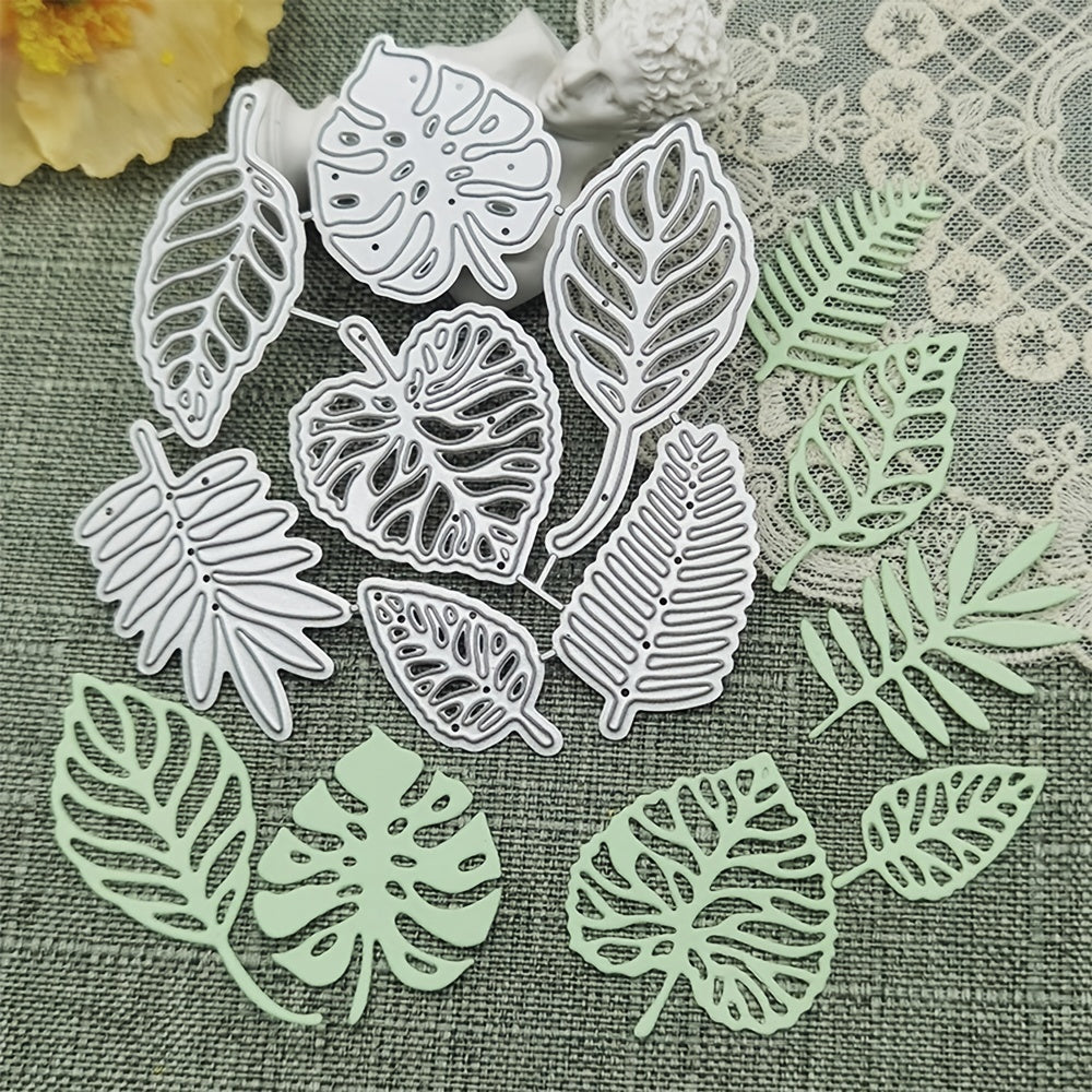 7-Leaf Cutting Dies: Create Beautiful Greeting Cards & Decorative Crafts with Ease!