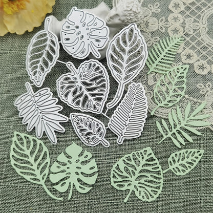 7-Leaf Cutting Dies: Create Beautiful Greeting Cards & Decorative Crafts with Ease!