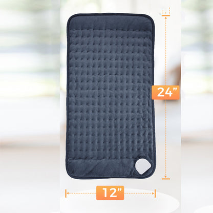 6 Adjustable Temperatures & Timing: Washable Heated Blanket with Digital Display & Overheat Protection - Perfect Electric Neck & Shoulder Heater Heating Pad!