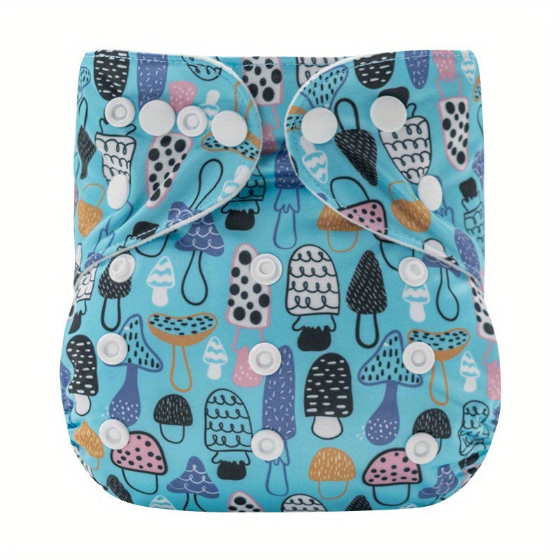 1pcreusable Adjustable Cloth Diapers for Girls and Boys - Washable and Reusable with Microfiber Inserts for Superior Absorption and Comfort