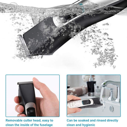 USB Rechargeable Cordless Hair Clipper and Beard Trimmer - Effortlessly Trim Your Hair and Beard with Precision and Comfort