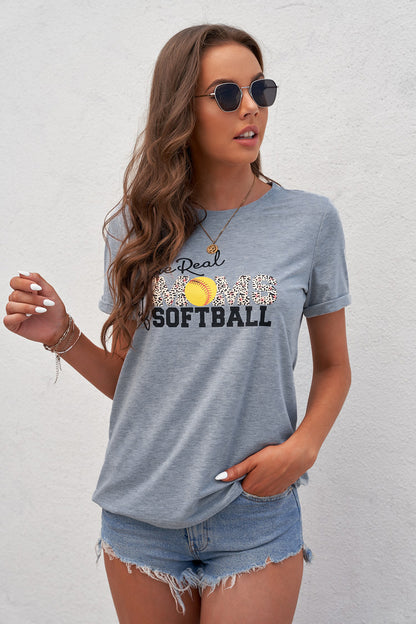 Camiseta gráfica LAS VERDADERAS MADRES DEL SOFTBOL