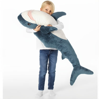 1pc Cuddly Cartoon Shark Pillow - Soft & Comfortable - Hot-Selling Anthropomorphic Pillow