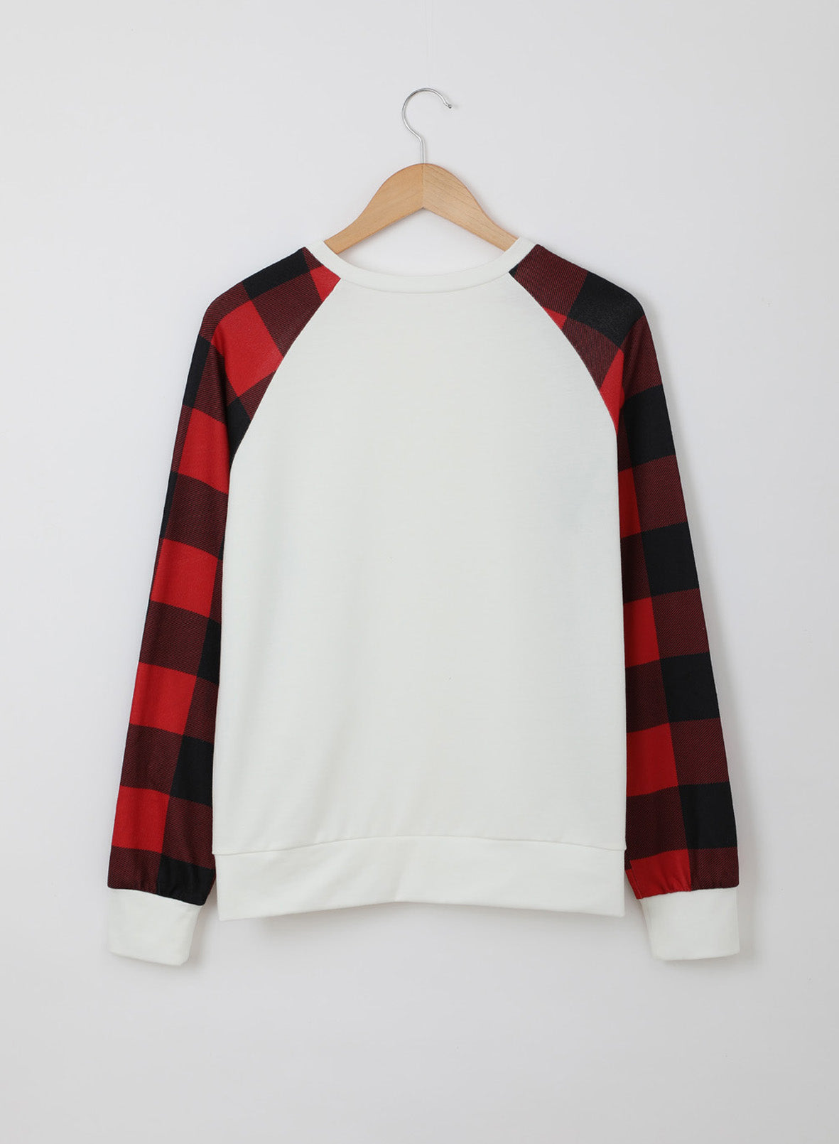 Buffalo Plaid Long Sleeve Sweatshirt