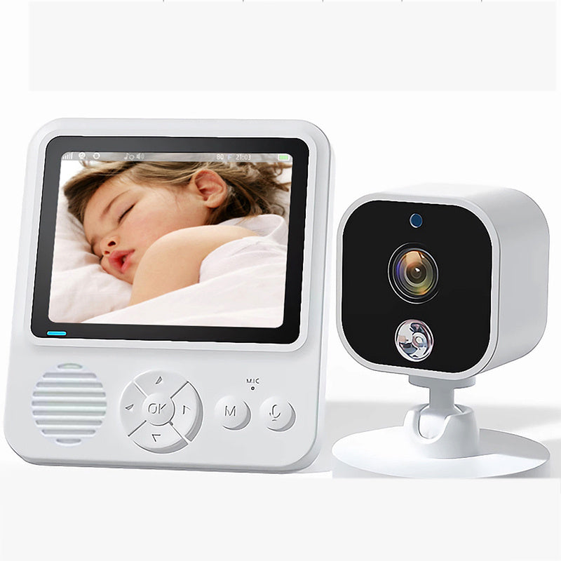 1080P 3.0 Inch HD Video Baby Monitor Camera: Real-Time Monitoring, Two-Way Talk, Temperature Display, and Cry Alarm - No APP or Playback Function