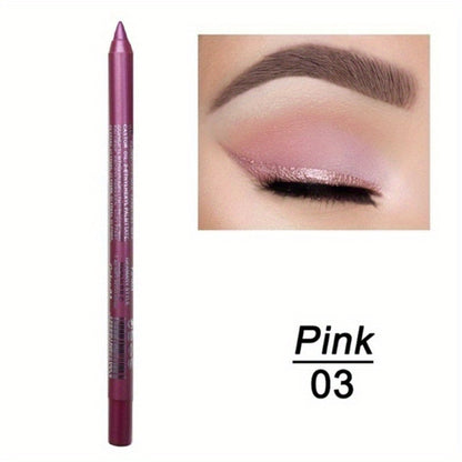 1pcs Long-lasting Waterproof Not Blooming Eyeliner 14 Color Eyeliner Eye Shadow Pen Cosmetics Makeup Tools