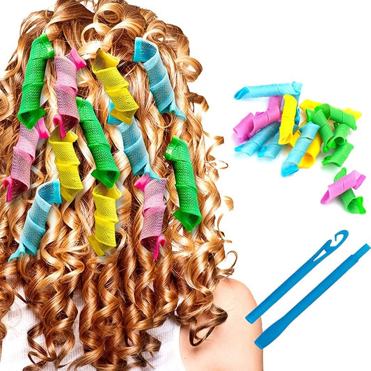 18/20 Pieces Portable Magic Hair Curler Hair Styling Accessories Hair Curlers Hair Styling Tool DIY Hair Rollers