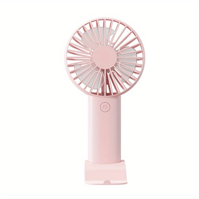 Stay Cool Anywhere: Portable Rechargeable USB Mini Fan with Silent Large Wind