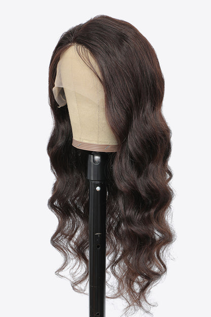 20" 13x4 Lace Front Wigs Body Wave Human Virgin Hair Natural Color 150% Density