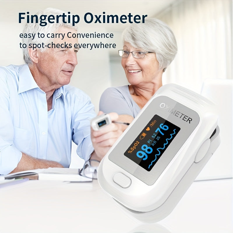 Accurate Pulse Oximeter Fingertip: Monitor Your Oxygen Saturation & Perfusion Index Instantly!