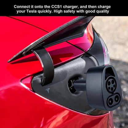 Waterproof CCS1 Charger Adapter for Tesla - 150-250KW DC Fast Charging - Supports All CCS Charging Stations