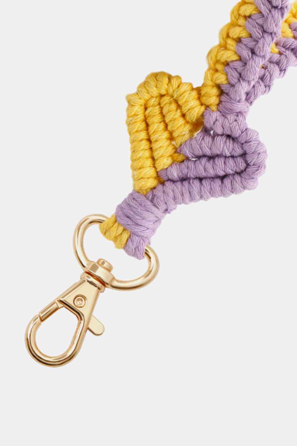 Heart Shape Macrame Key Chain