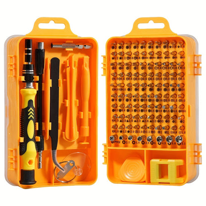 115 In1 Precision Screwdriver Set Small Screwdriver Bit Set For DIY Electronic Repairs-Computer Repair Tool Kit , IPhone, Repairing Tools With Case