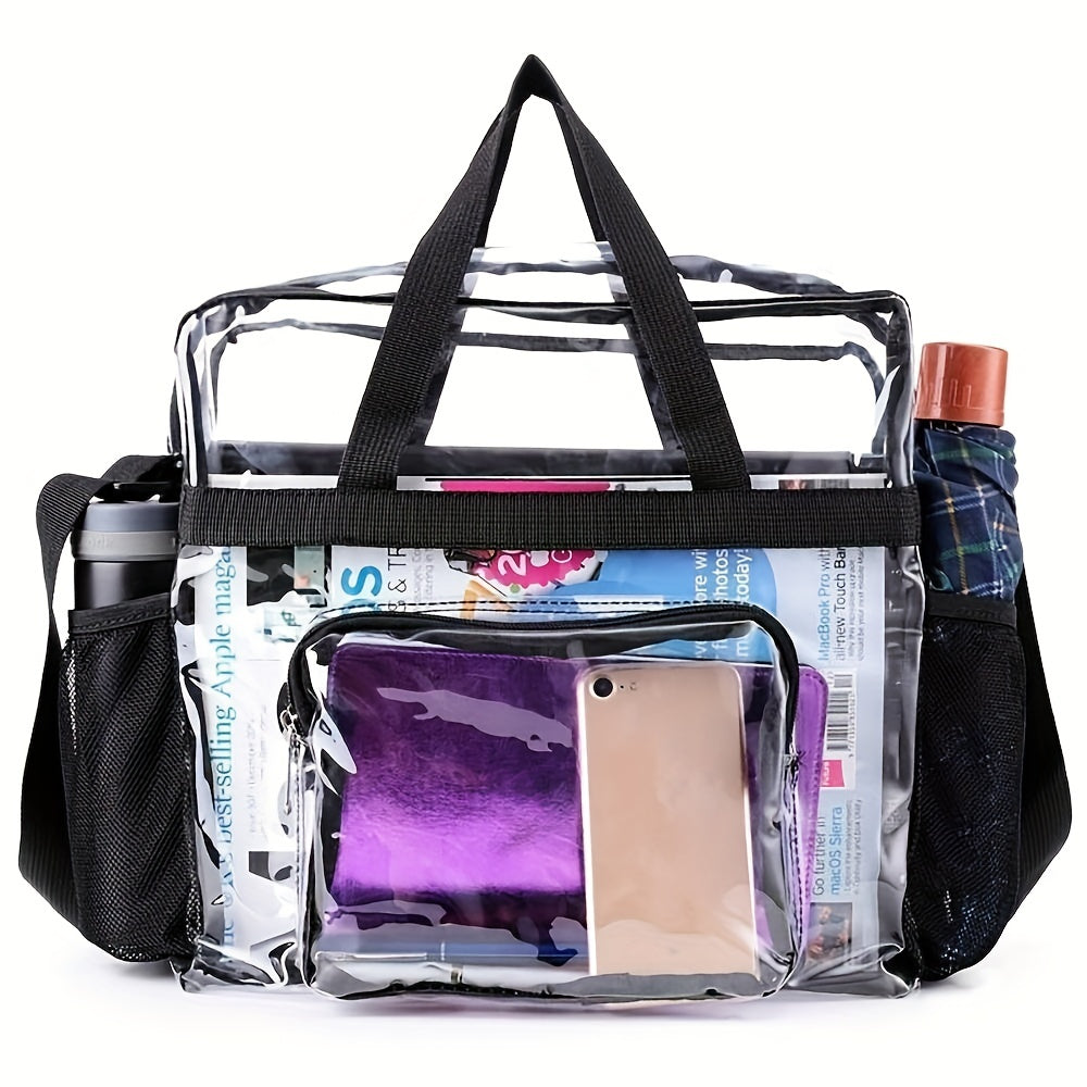 Stylish and Spacious Clear Crossbody Bag for Women - Perfect for Concerts, Sports, and Festivals