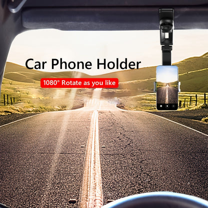 Upgrade Your Driving Experience with a Universal 360° Rotating Sun Visor Phone Holder!