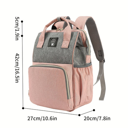 Trendy Diaper Bag Backpack - Waterproof, Multifunctional, and Perfect for Travel and Baby Care