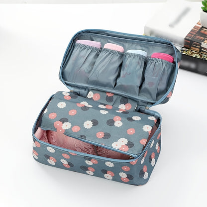 Travel in Style: Portable Bra & Underwear Storage Bag for Lingerie - Keep Your Clothes Organized on the Go!