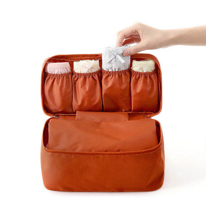 Travel in Style: Portable Bra & Underwear Storage Bag for Lingerie - Keep Your Clothes Organized on the Go!