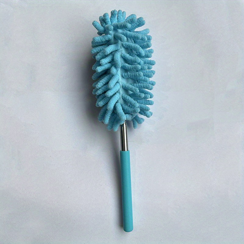 1Pc Microfiber Duster Brush: Extendable Hand Dust Cleaner for Home, Car, Furniture & Air-condition Cleaning!