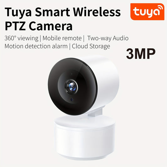 1080P 2.4GHz Security Camera - 360° Panoramic IP Camera with Human Motion Detection, Alarm Push, Two-way Audio & High-Definition Night Vision - Perfect for Home Surveillance & Baby/Pet Monitoring