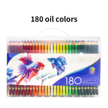 48/72/120/150/180 Professional Oil Color Pencil Set Drawing Colored Pencils Wood Colour Coloured Pencils Kids