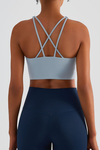 Chic Start Crisscross Back Sports Bra