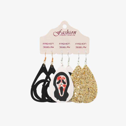 Boucles d'oreilles pendantes en forme de larme