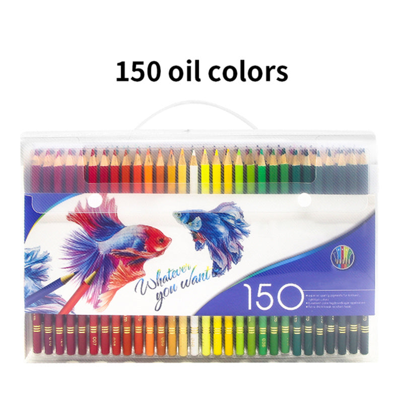 48/72/120/150/180 Professional Oil Color Pencil Set Drawing Colored Pencils Wood Colour Coloured Pencils Kids