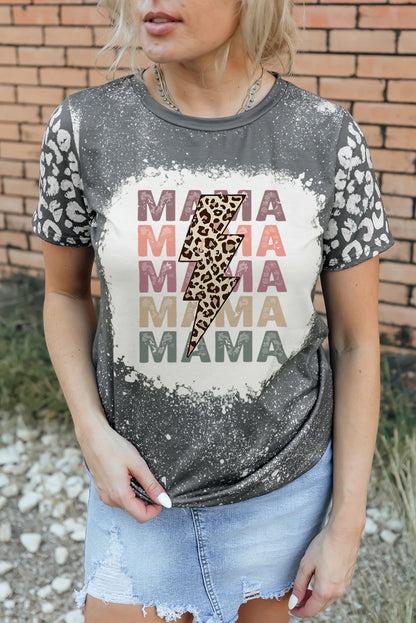 MAMA Leopard Lightning Camiseta gráfica