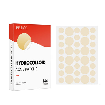 144 pièces autocollant couvrant l'acné maquillage invisible patch d'acné hydrocolloïde soins de la peau patchs de boutons d'acné pour les soins de la peau quotidiens et nocturnes, autocollants/patchs de nettoyage en profondeur des pores 