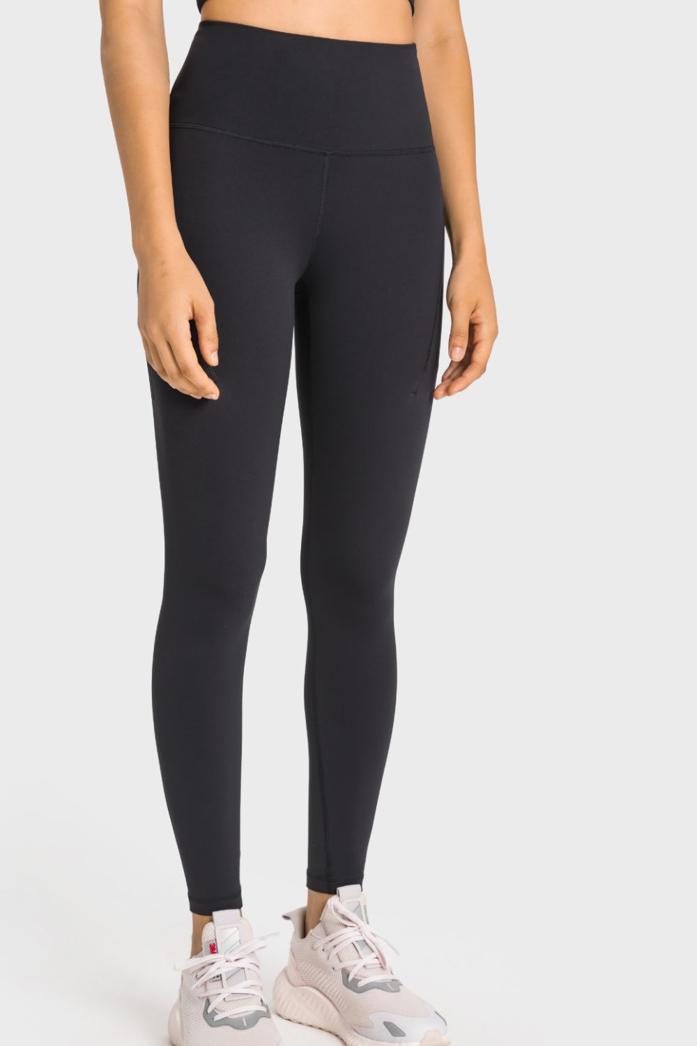 Legging de yoga taille haute avec poche et ceinture large