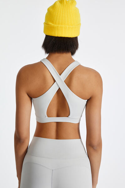 Ruched Crisscross Active Tank