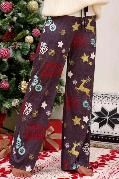 Pantalon droit de Noël