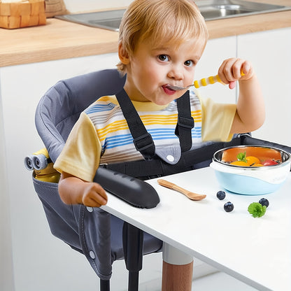 The Ultimate Clip-On High Chair for Babies & Toddlers - Removable, Foldable & Perfect for Home & Travel Dining!