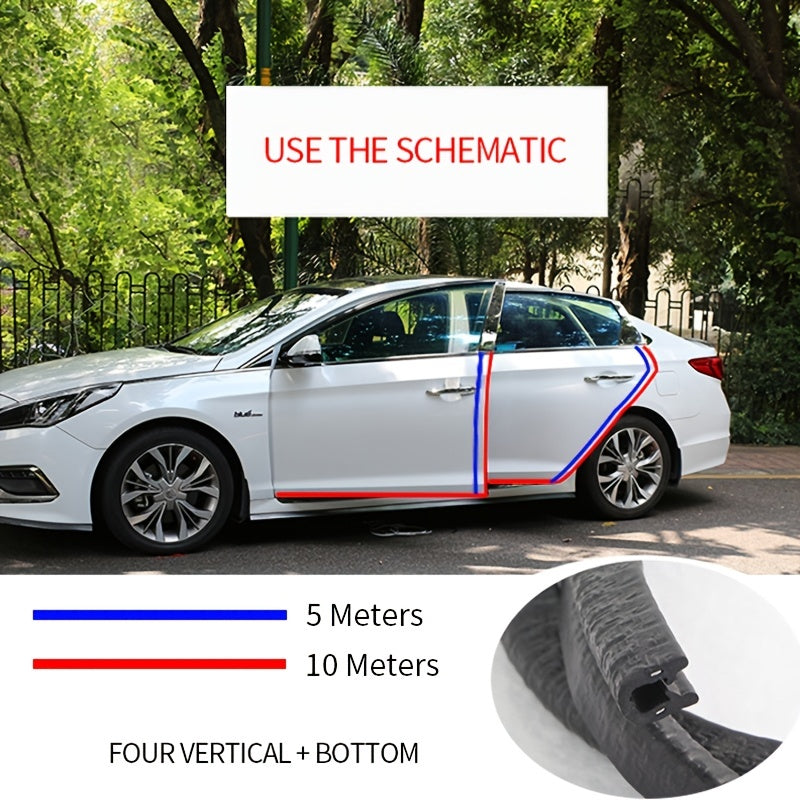 Upgrade Your Car's Look with Universal Auto Door Edge Bumper Protector Stickers - Anti-Scratch & Decorative!