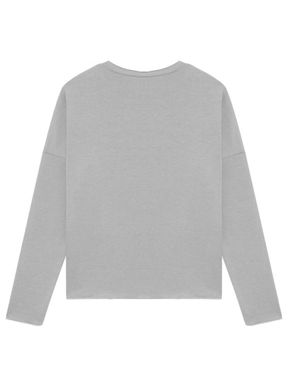 Full Size Graphic Round Neck Sweatshirt