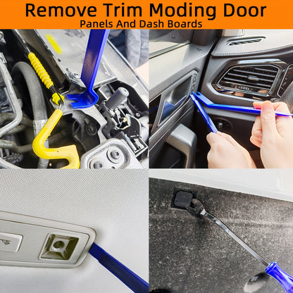 Universal Car Interior Removal Tool Kit - Pry Tool Kit For Removing Door Cleats, Audio Dashboard & More!