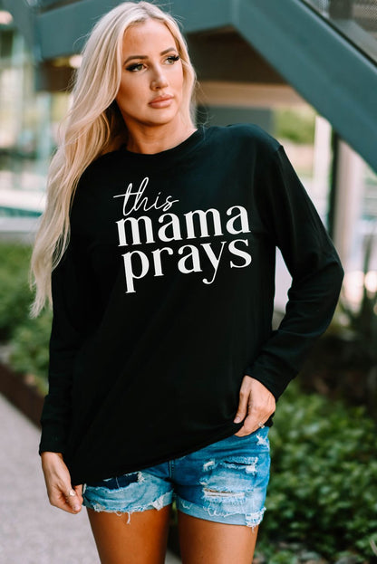 CETTE MAMA PRIE Sweat-shirt graphique