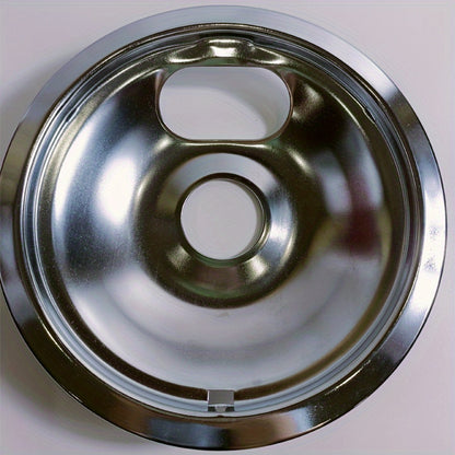 Upgrade Your Electric Stove Top with 1pc Stove Burner Drip Pans - Perfectly Fit Frigidaire Kenmore Range - Thickened to Prevent Bending & Rust