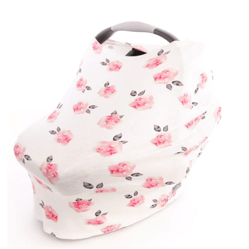 4-in-1 Baby Car Seat Cover: Canopy, Nursing Cover, and More - Perfect for Your Little One!