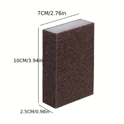 3pcs Diamond Sponge Eraser for Descaling and Cleaning - Silicon Carbide Brush for Stovetop, Pot, and RV Kitchen Tools