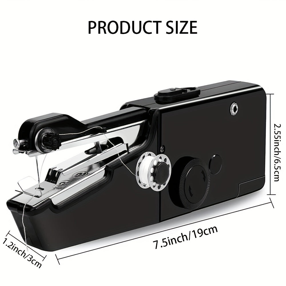 1pc Handheld Sewing Machine: Portable Cordless Tool for Home Repair & Handicrafts (Battery Not Included)