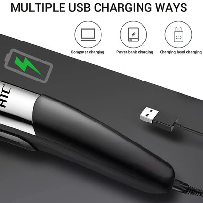 Upgrade Your Look with This Professional Hair Clipper - USB Charging & Perfect Gift for Men!