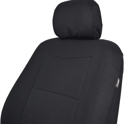 Upgrade Your Car Interior with This Easy-to-Install Front & Rear Split Bench Seat Cover - Black