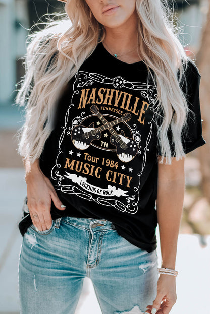 Camiseta gráfica NASHVILLE MUSIC CITY