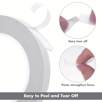 5 Rolls of Double-Sided Craft Tape - Perfect for Card Making, Scrapbooking, DIY Projects & Office Supplies!