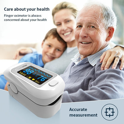 Accurate Pulse Oximeter Fingertip: Monitor Your Oxygen Saturation & Perfusion Index Instantly!