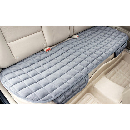 1pc Or 2pcs Or 3pcs Plush Plaid Thicken Warm Car Seat Cushion Pad Car Seat Protector Car Front Rear Seat Covers For Car SUV Truck Car Accessories