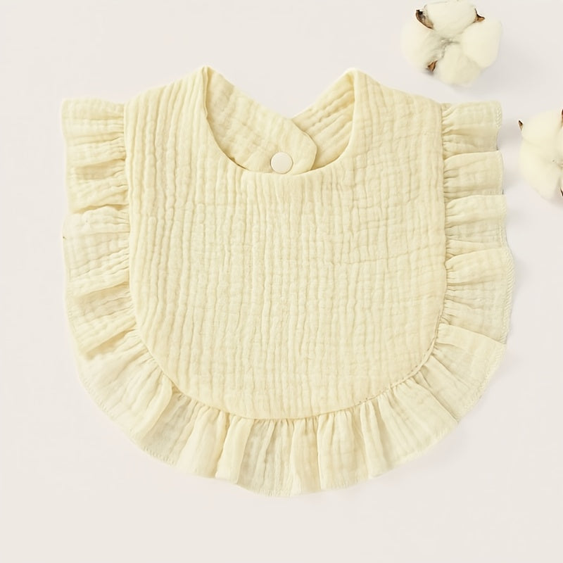 Adorable 1-Pack Baby Ruffled Bib - Perfect for Any Occasion!