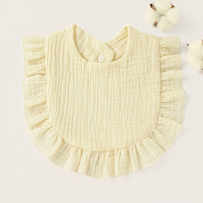 Adorable 1-Pack Baby Ruffled Bib - Perfect for Any Occasion!